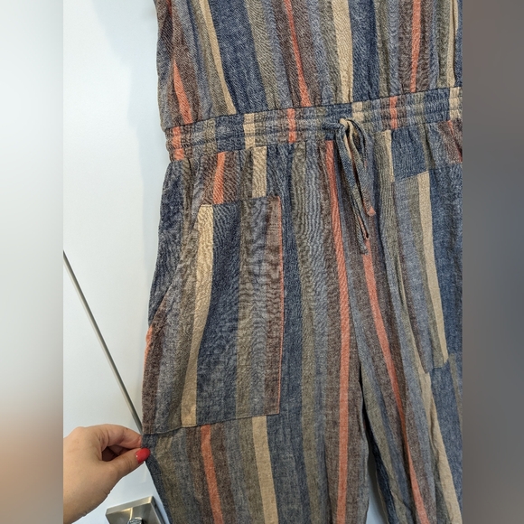 Striped Romper Jumpsuit, Current Air Size M - Picture 3 of 4
